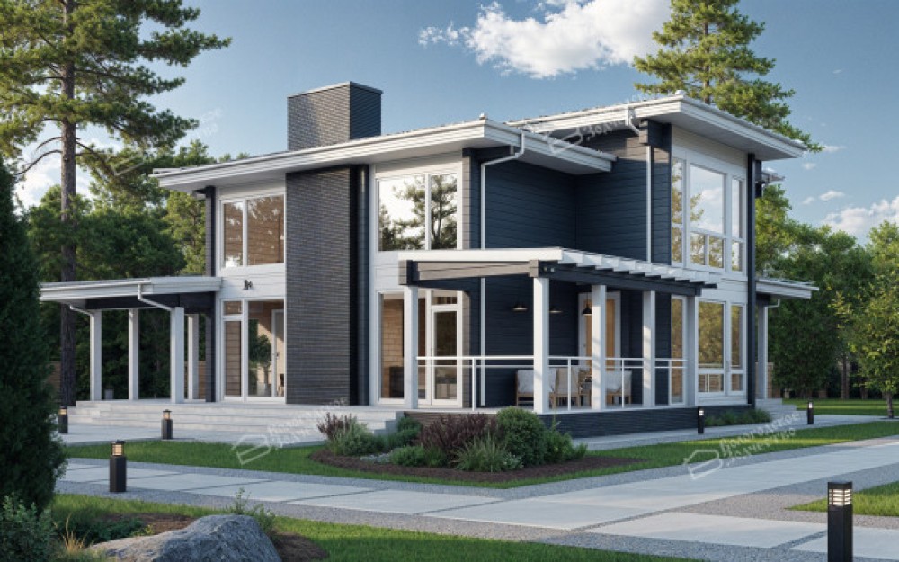 Дом из клееного бруса VZ-341